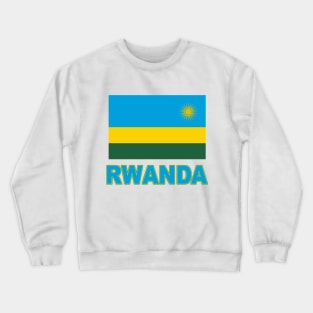 The Pride of Rwanda - Rwandan Flag Design Crewneck Sweatshirt